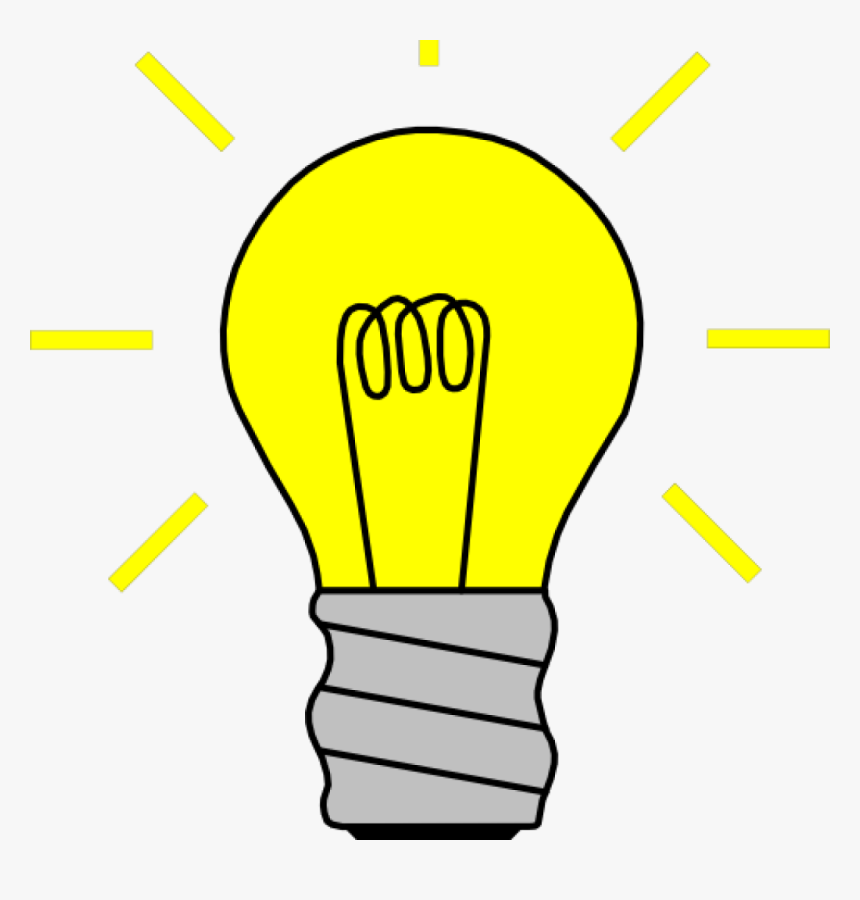 Lightbulb Clipart Classroom - Clip Art Transparent Lightbulb, HD Png Download, Free Download