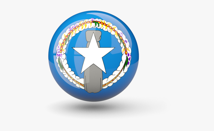 Sphere Icon Ilration Of Flag Northern Mariana Islands - Drapeau Marianne Du Nord, HD Png Download, Free Download