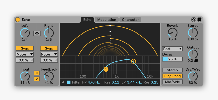 It"s A Fancy New Delay Effect Which Combines The Classic - Ableton Live 10 Effects, HD Png Download, Free Download