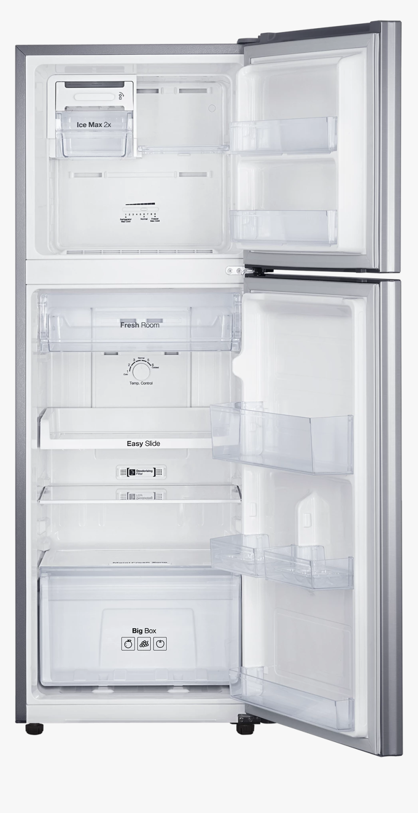 Product-image - Silver Samsung Double Door Fridge, HD Png Download, Free Download