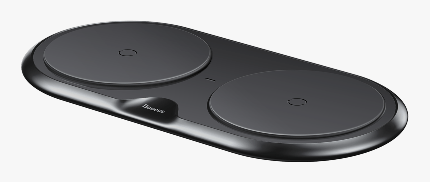 Baseus Dual Wireless Charger - Baseus Dual Wireless Charger Black With White Cn Quick, HD Png Download, Free Download