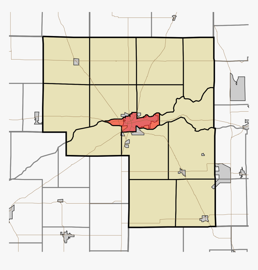 Logansport Indiana Township Map, HD Png Download, Free Download