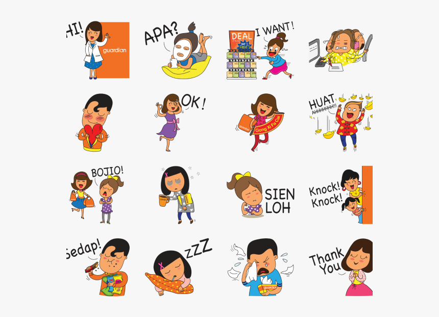 Guardian Line Stickers , Png Download, Transparent Png, Free Download