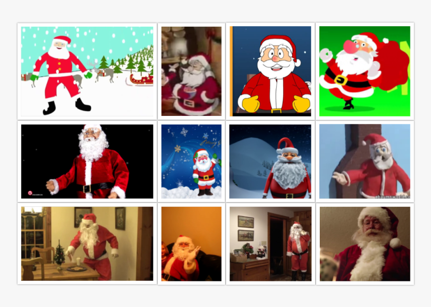 Different Types Of Santa Claus, HD Png Download, Free Download