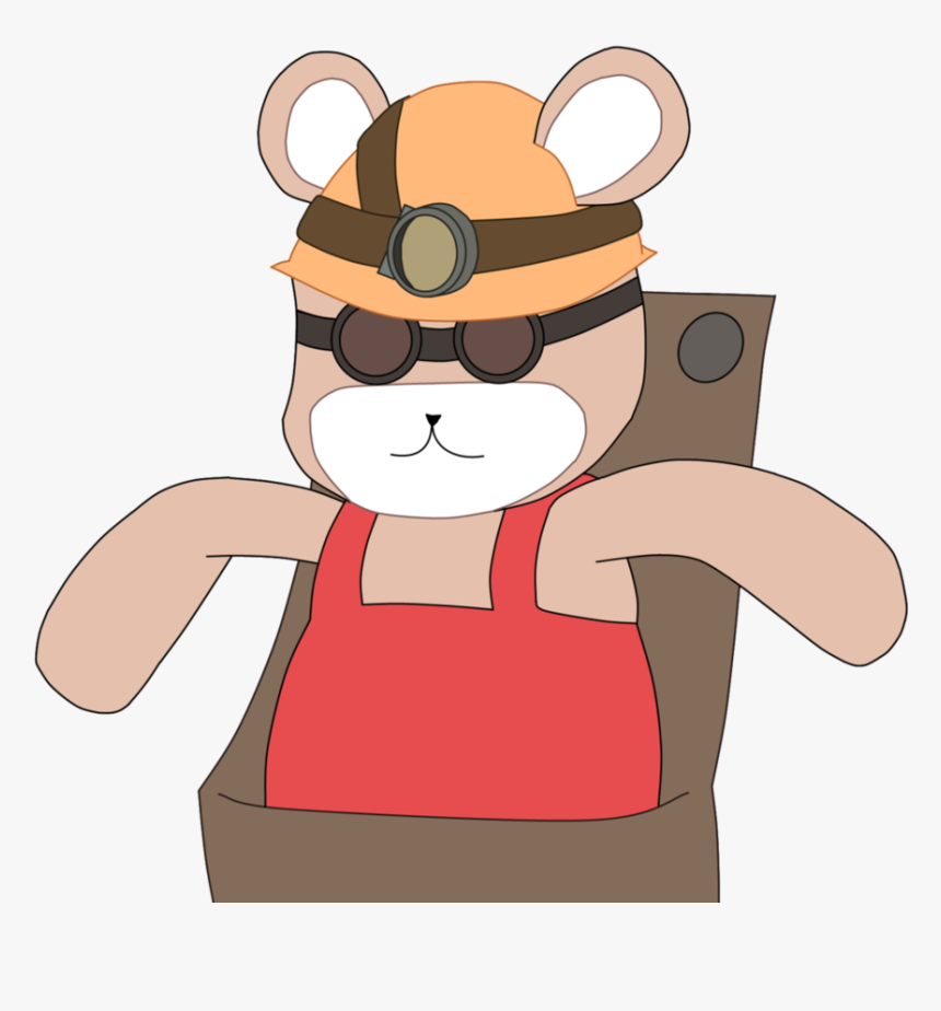 Miner Teddy Roosebelt By Stocky6493 - Cartoon, HD Png Download, Free Download