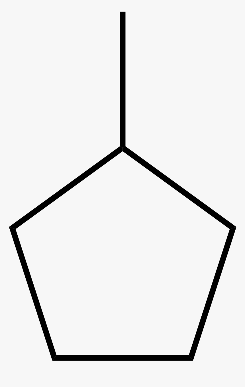 Methylcyclopentane Structure - Methyl Structure, HD Png Download, Free Download
