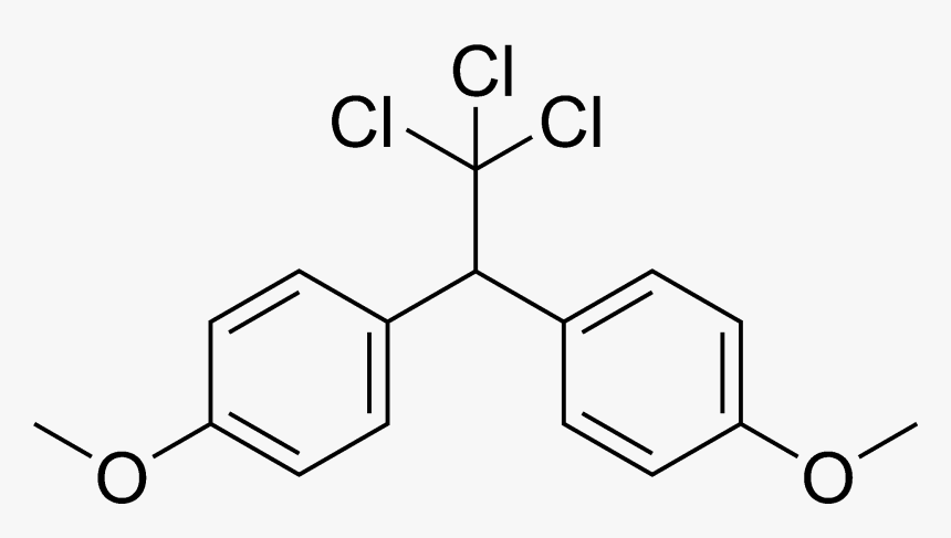 Methoxychlor Chemical Structure - P Toluenesulfonamide, HD Png Download, Free Download