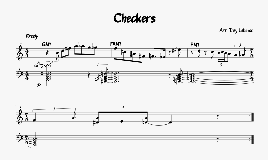 Checkers From Gamepigeon - Sheet Music, HD Png Download, Free Download