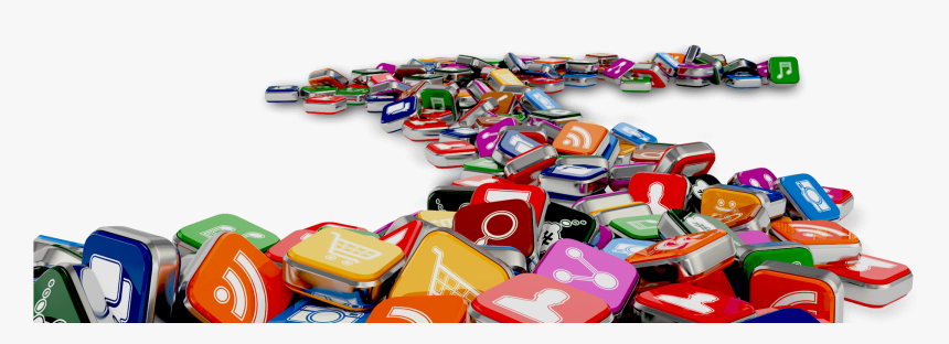 Mobile Apps Background 3d , Png Download - Backround Phone Application, Transparent Png, Free Download