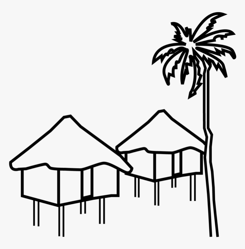 Maldives Icon Black And White, HD Png Download, Free Download