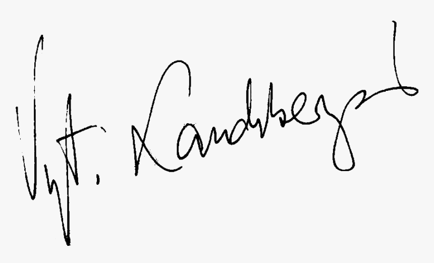 Signature Of Vytautas Landsbergis - Official Signatures, HD Png Download, Free Download