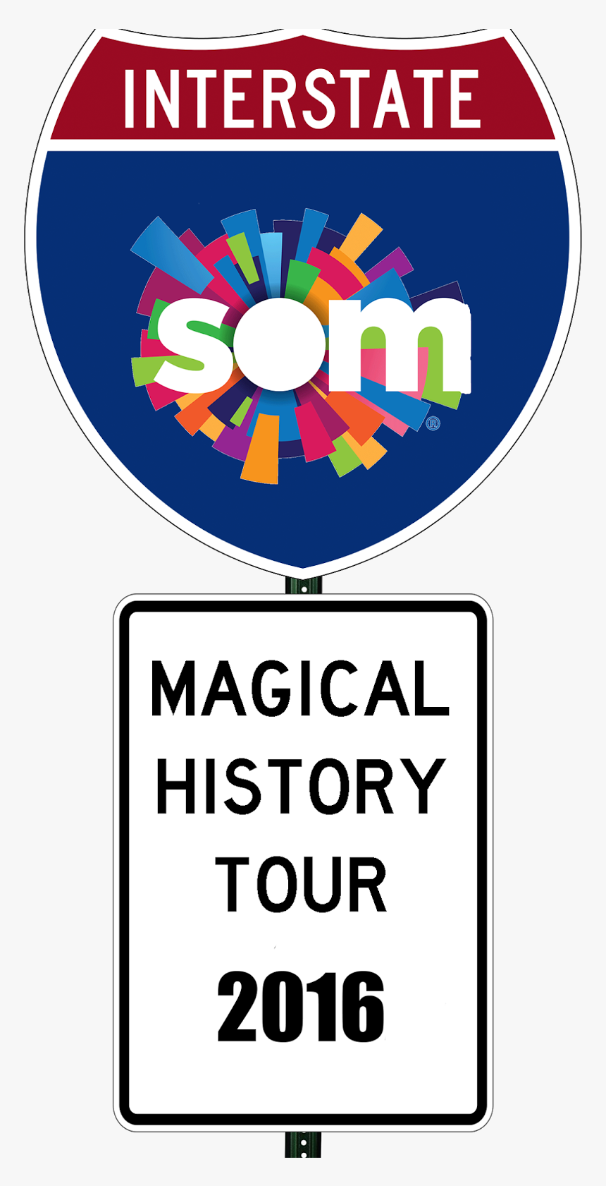 27 Mar The Magical History Tour Is Almost Here Clipart - Interstate, HD Png Download, Free Download