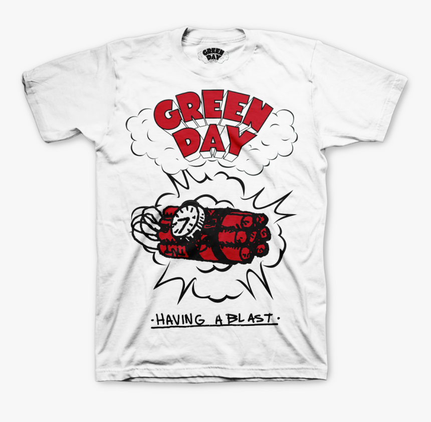 Having A Blast T-shirt Green Day Store - Green Day Dookie Having A Blast, HD Png Download, Free Download