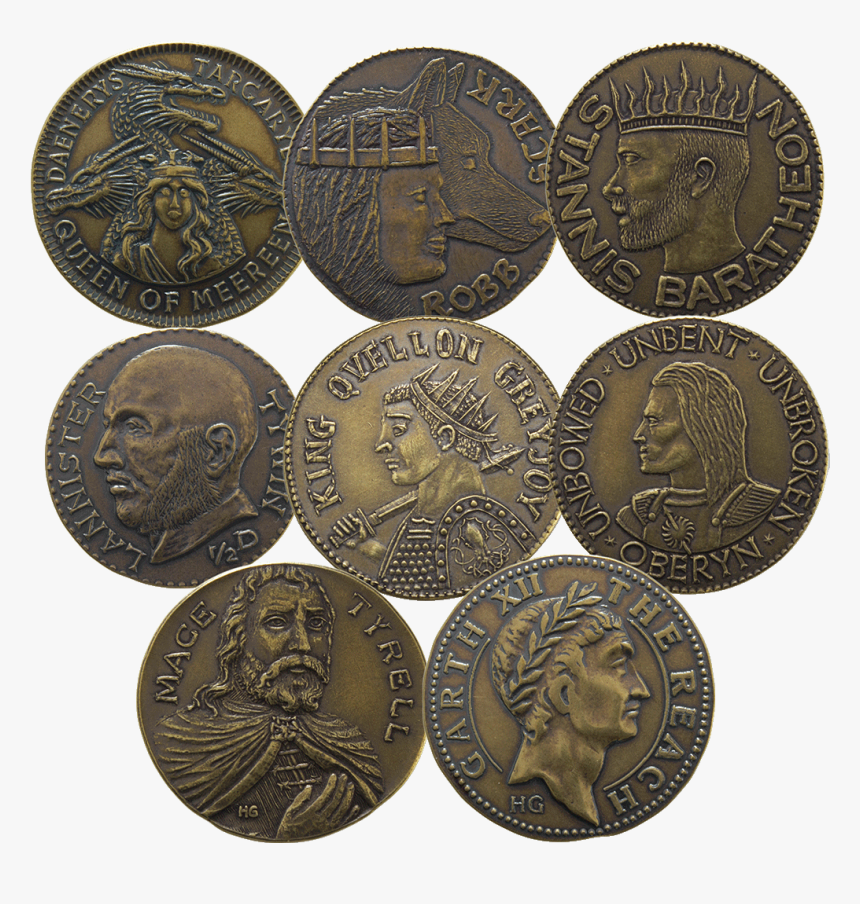 Set Of Eight Houses - Coin In Game Of Thrones, HD Png Download, Free Download