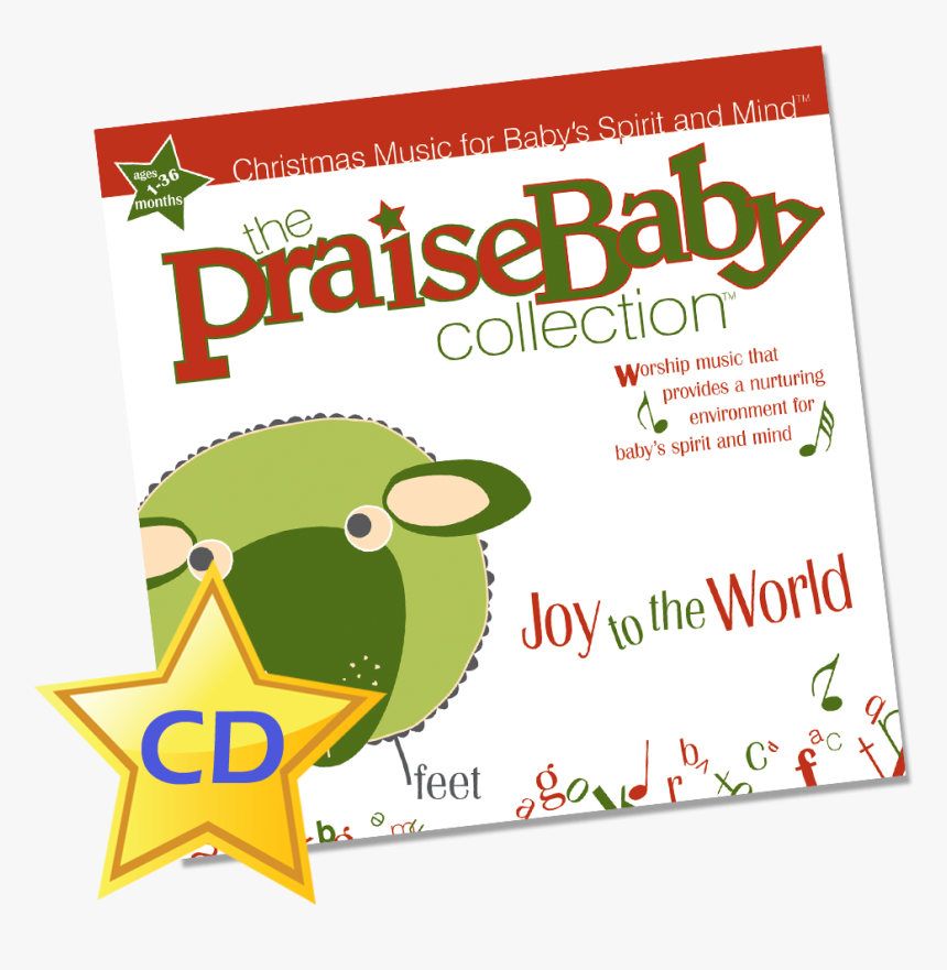 Joy To The World Cd Praise Baby - Cartoon, HD Png Download, Free Download