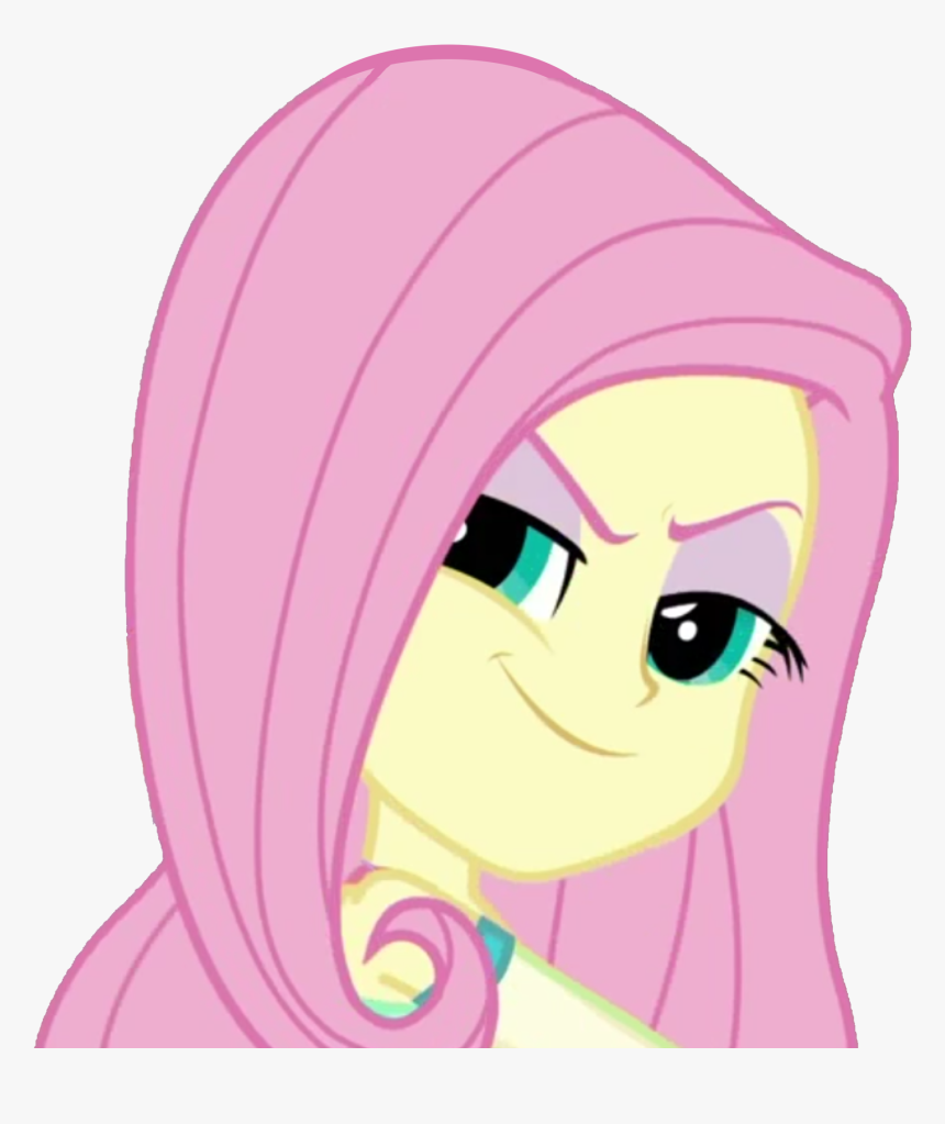 Evil Transparent Eyebrow - Mlp Eg Fluttershy Evil, HD Png Download ...