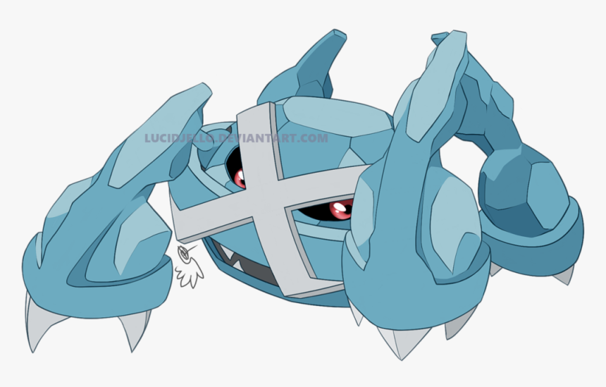 Part One Of A Birfday Gift, It’s Metagross - Cartoon, HD Png Download ...