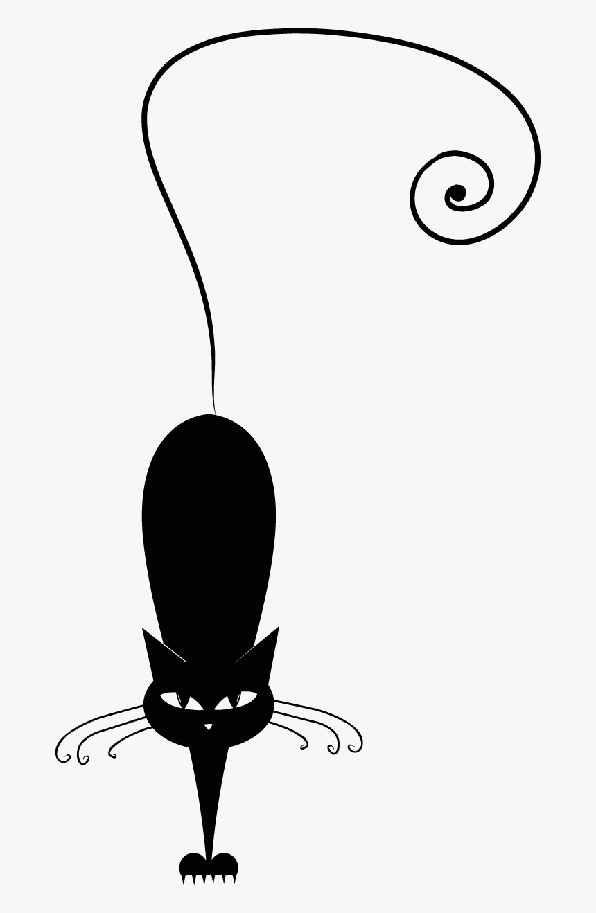 Black Cat Silhouette, Silhouette Images, Silhouette - Black Cat Silhouette, HD Png Download, Free Download