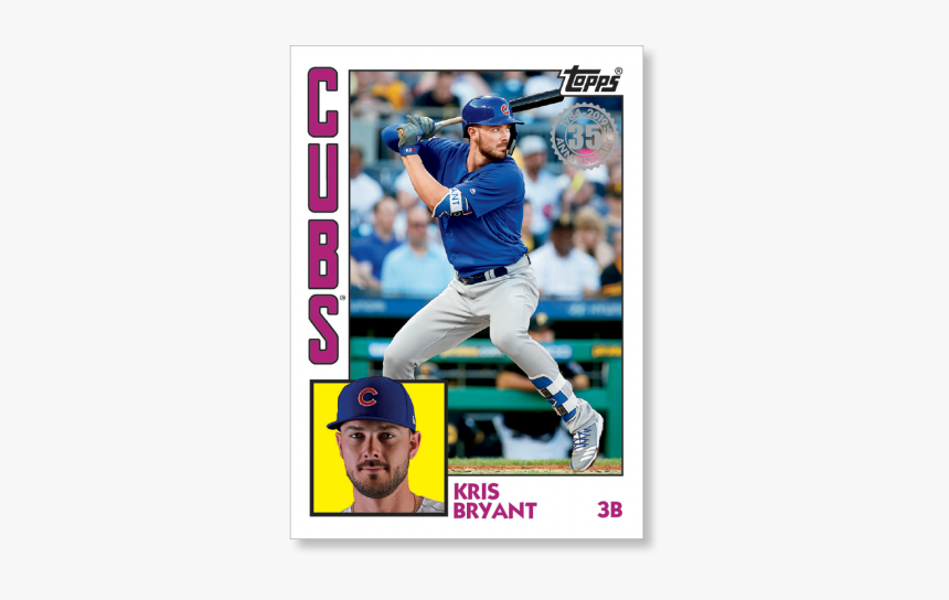 2019 Topps Series 1 Baseball Kris Bryant 1984 Topps - Topps, HD Png Download, Free Download