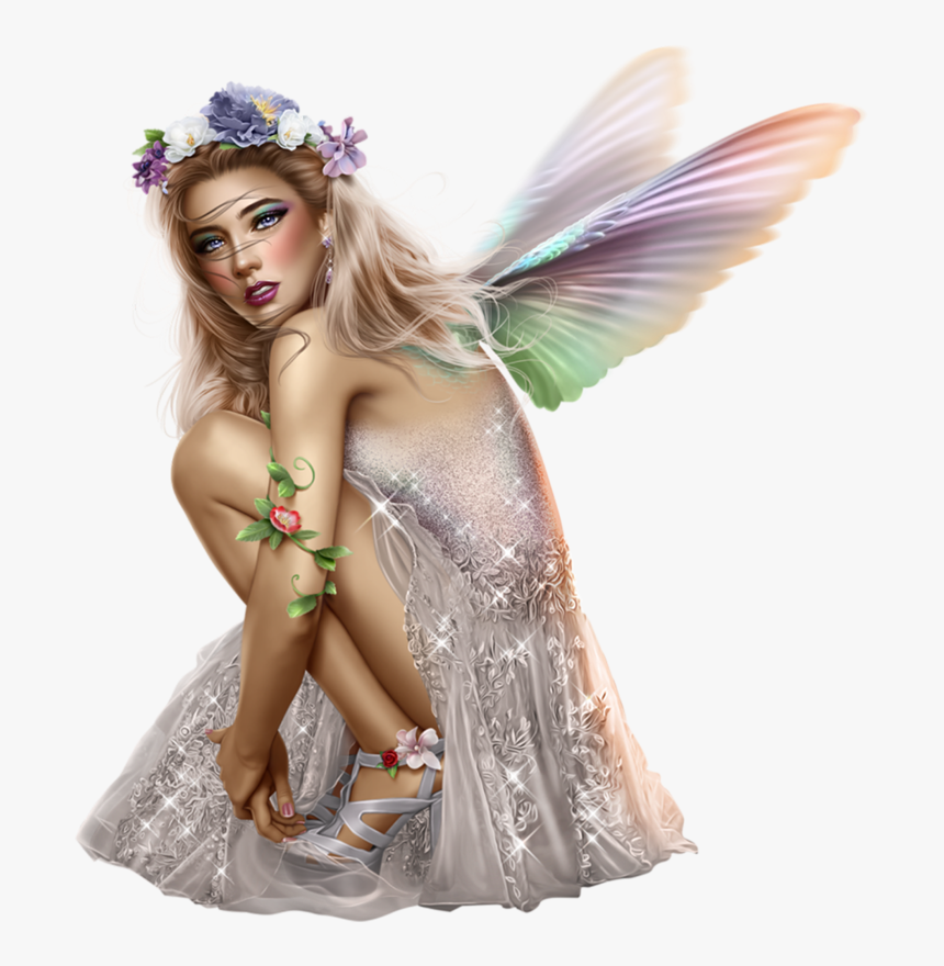 Transparent Fairy Female - Transparent Femme Fairy Png, Png Download, Free Download