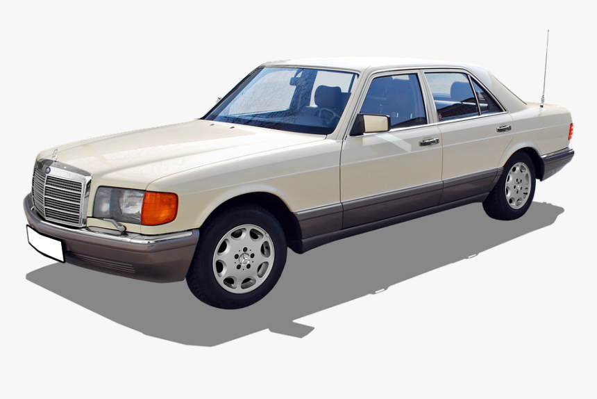 Mercedes Benz W126 Png, Transparent Png, Free Download