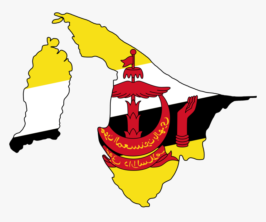 Clipart Of Brunei And Brunei Flag - Brunei Clipart, HD Png Download, Free Download