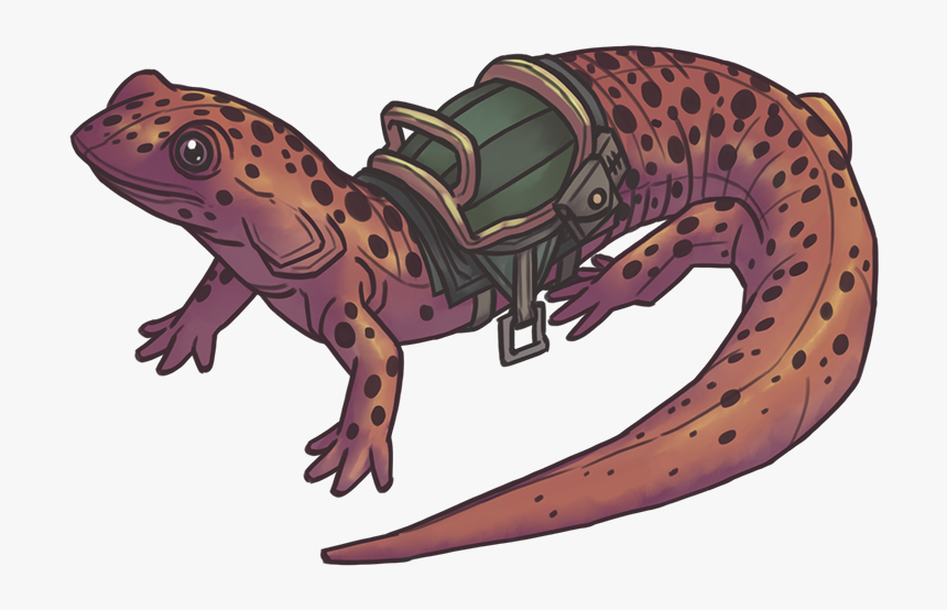 Transparent Geckos Clipart - Pathfinder Riding Gecko, HD Png Download, Free Download