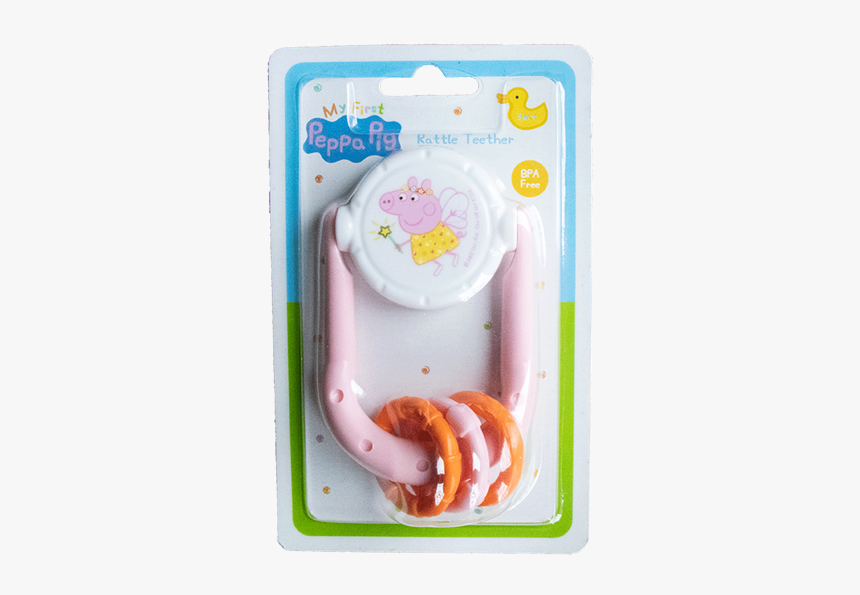 Peppa Pig Rattle Teether - Baby Toys, HD Png Download, Free Download