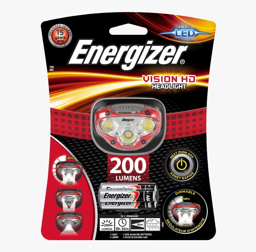 Energizer - Energizer Vision 200 Lumen, HD Png Download, Free Download