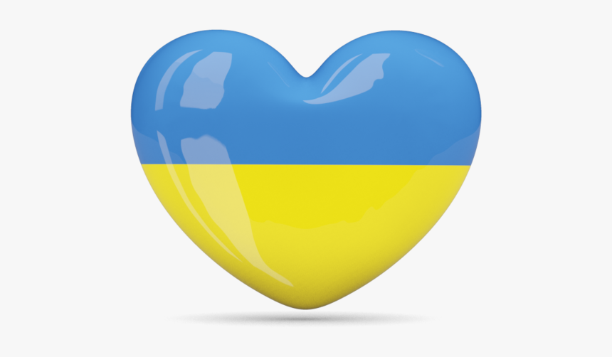 Ukraine Flag Heart - Lviv, HD Png Download, Free Download