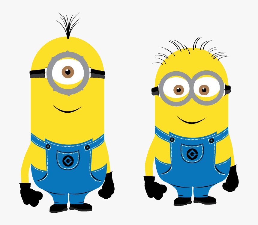 Minions Characters Yellow Vector - Minion Vector, HD Png Download, Free Download