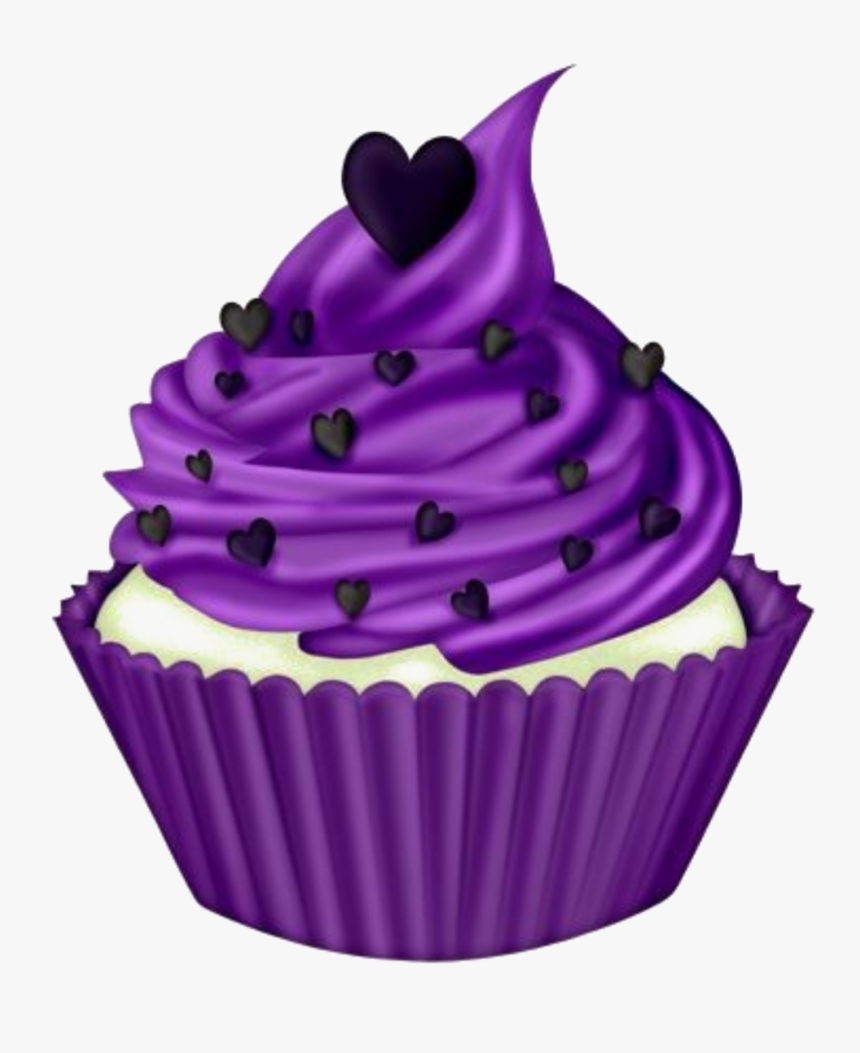 #কাপ কেক #cupcake #cake #png #parple - Cupcake Violet, Transparent Png, Free Download