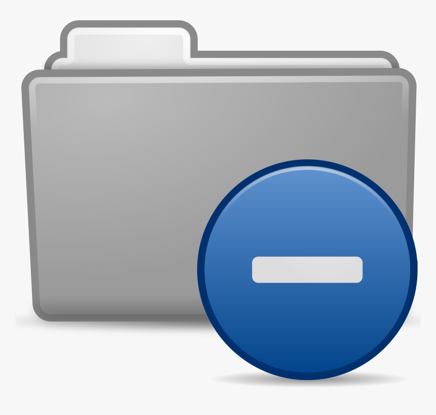 Minus Folder Icon Clip Arts - Png Iconos Carpeta, Transparent Png, Free Download