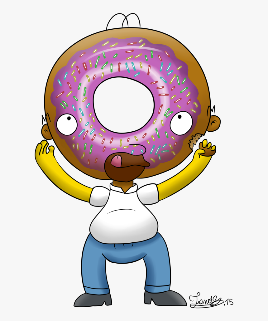 Simpson Donut Png - Donuts Homer Simpson, Transparent Png, Free Download