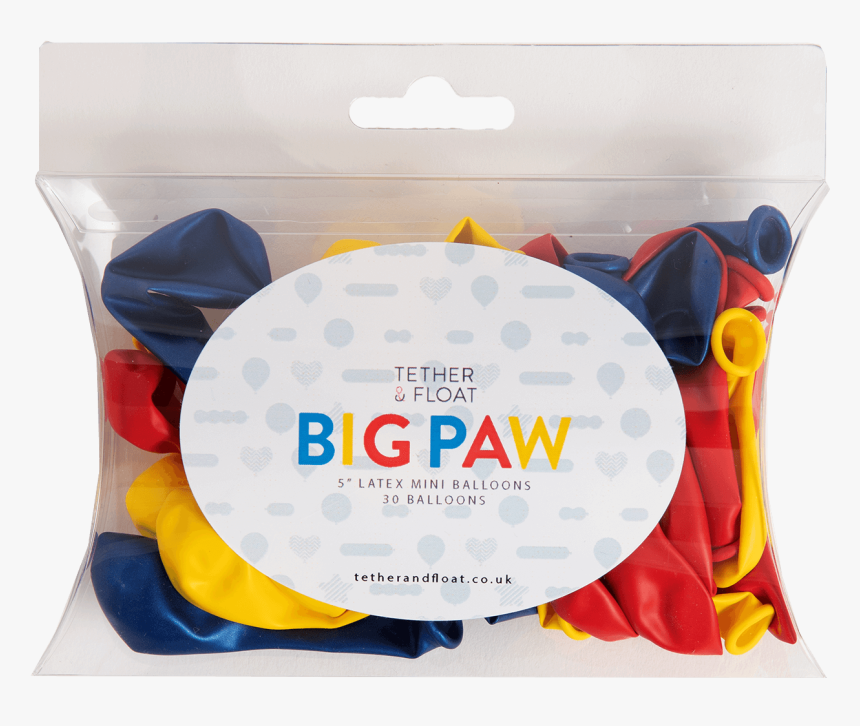 Big Paw Mini Balloons - Plastic, HD Png Download, Free Download