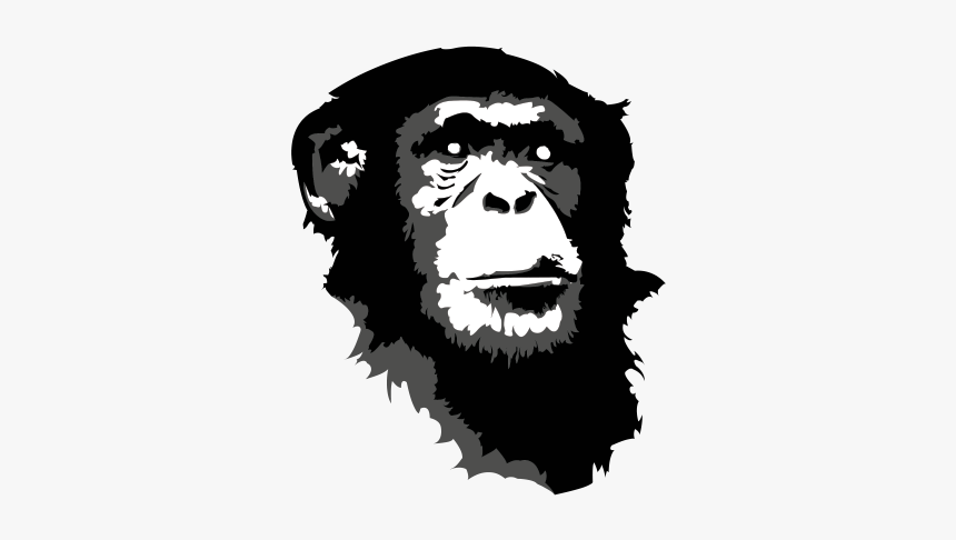 Ape Chimpanzee - Simpanz Tricko, HD Png Download, Free Download