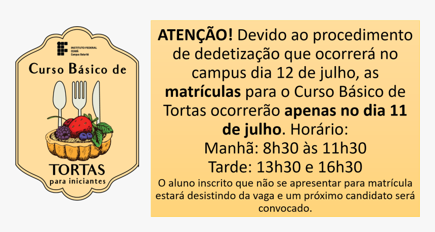 Aviso Curso Tortas - Illustration, HD Png Download, Free Download