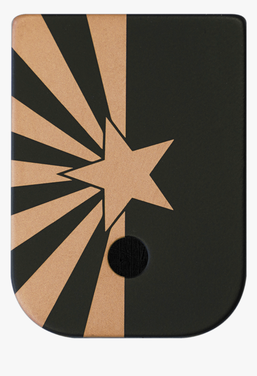 Arizona Flag Brass Black Traditional Finish Mag Plate, HD Png Download, Free Download