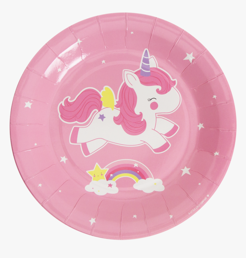 Unicorn Paper Plate - Platos De Unicornio, HD Png Download, Free Download