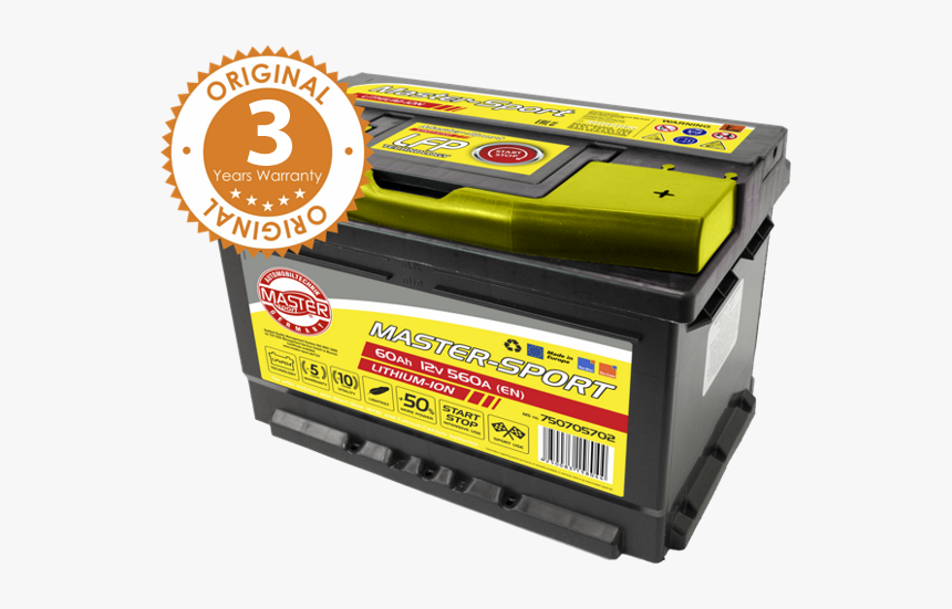 Master Sport Lithium Ion Lfp Battery - Battery, HD Png Download, Free Download