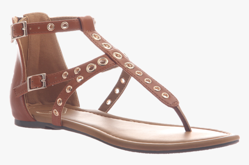 Augusta In Tobacco Flat Sandals, Hd Png Download - Sandal, Transparent Png, Free Download