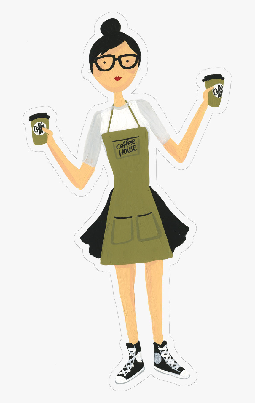 Barista Print & Cut File - Barista Png Transparent, Png Download, Free Download