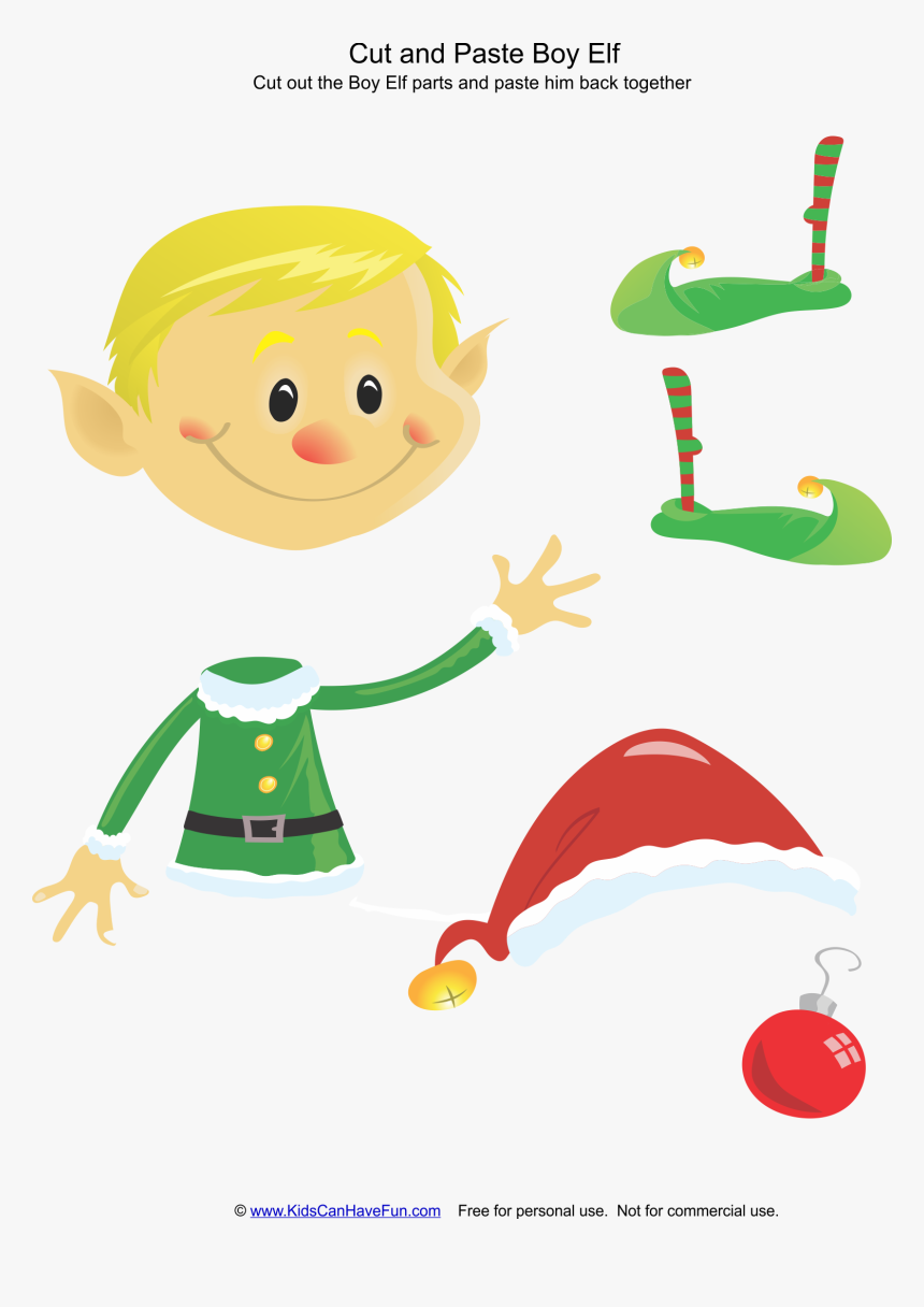 Cut And Paste - Cut And Paste Elf, HD Png Download, Free Download