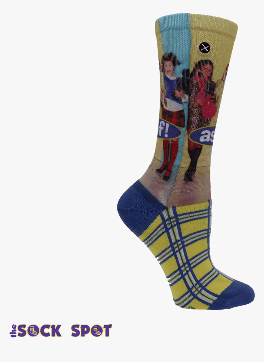 Clueless As If Women"s Socks By Odd Sox - Sock, HD Png Download, Free Download