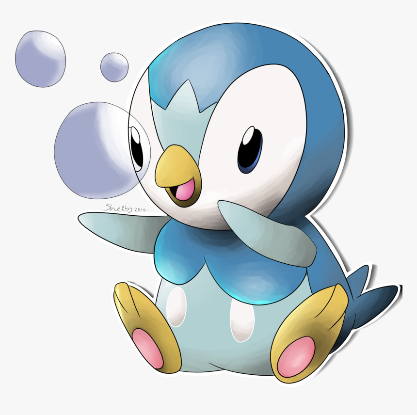 Piplup Drawing Christmas - Cartoon, HD Png Download, Free Download