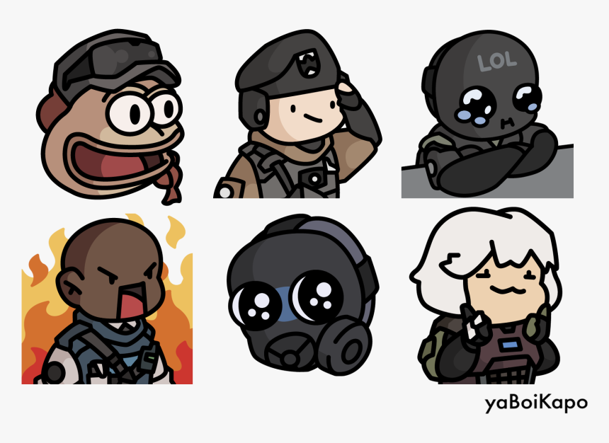 R6 Twitch Emotes Png Transparent Png Kindpng