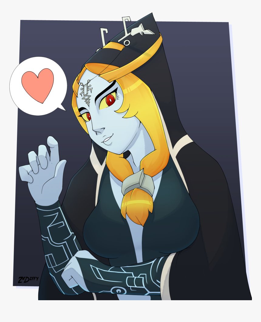 Midna Loves You 🖤 - Illustration, HD Png Download, Free Download