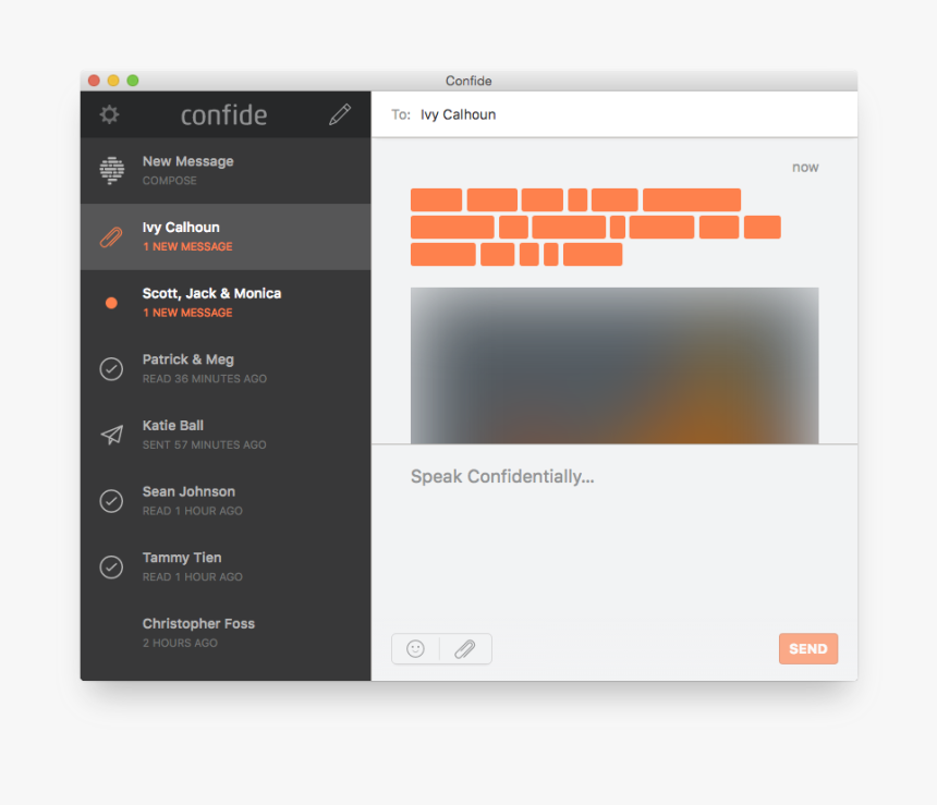 Confide App, HD Png Download, Free Download