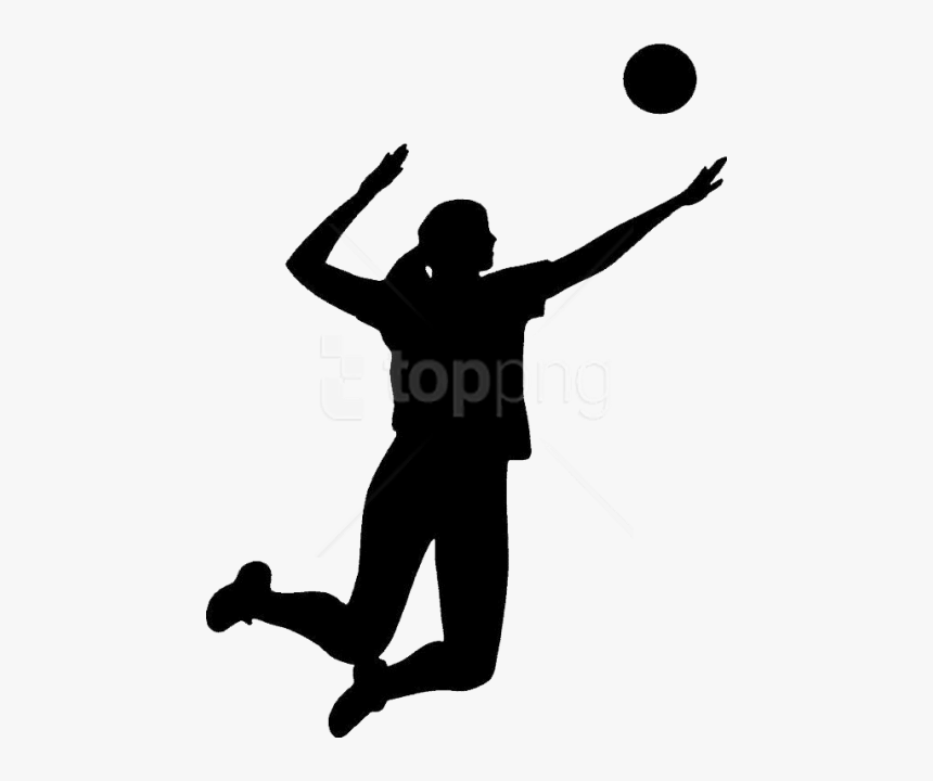 Free Png Download Volleyball Player Clipart Png Photo - Volleyball Hitter Clipart, Transparent Png, Free Download