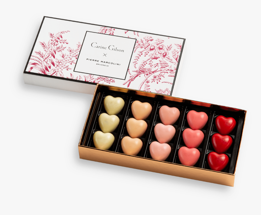 Box Of 15 Valentine’s Hearts - Macaroon, HD Png Download, Free Download